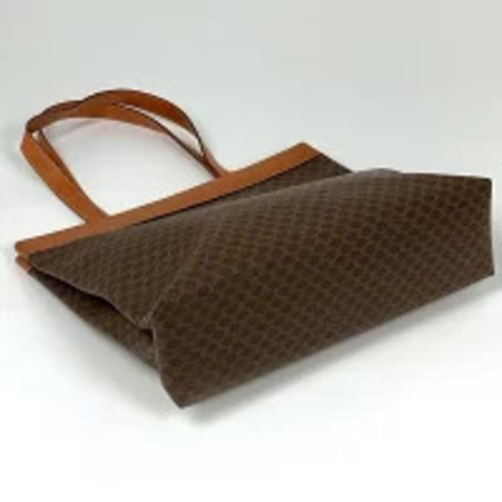 Celine over brown tote Macadam bag canvas shoulder all Brown